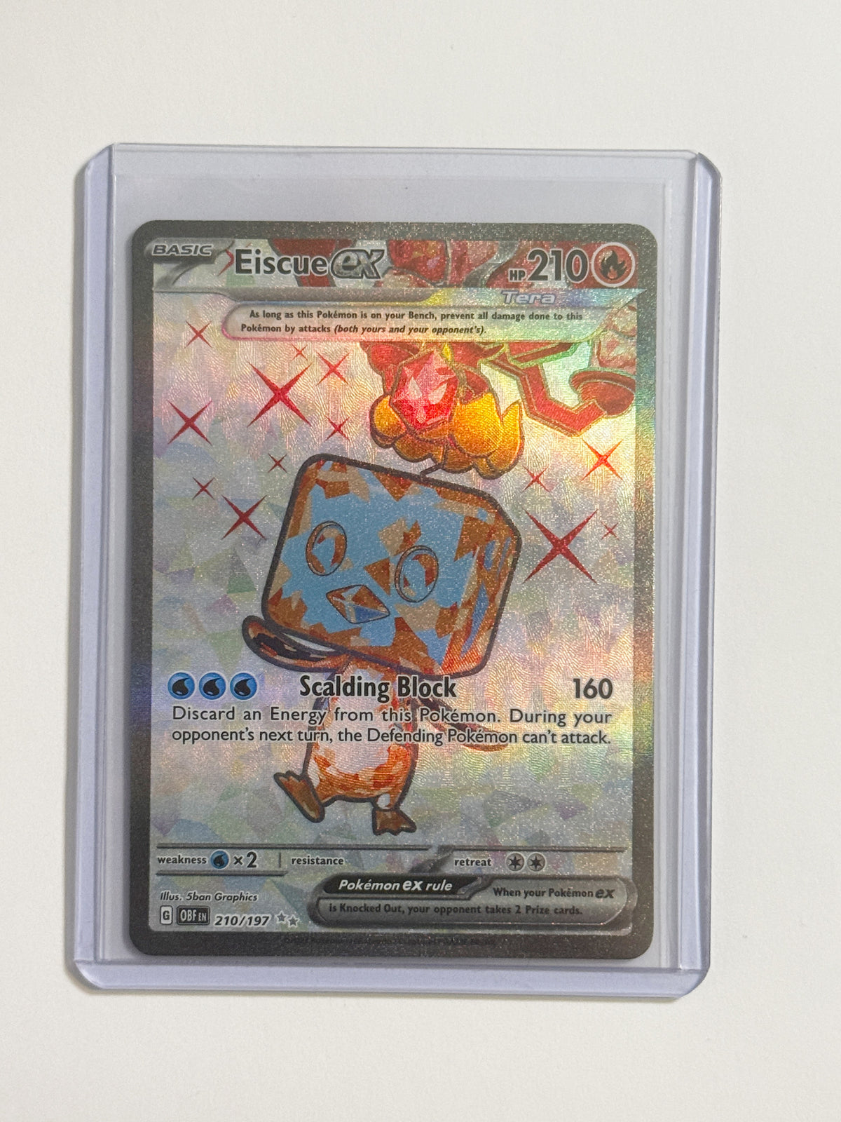 Eiscue EX Obsidian Flames!
