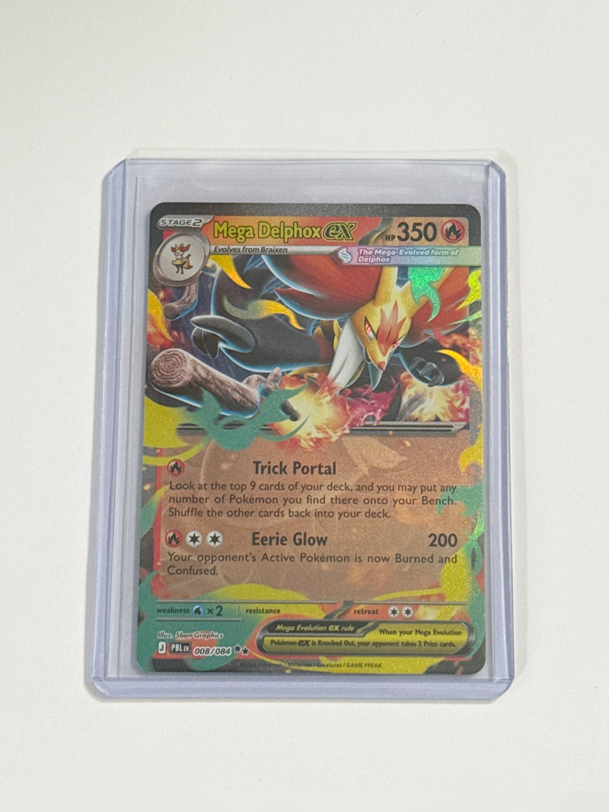 Mega Delphox EX Pitch black!