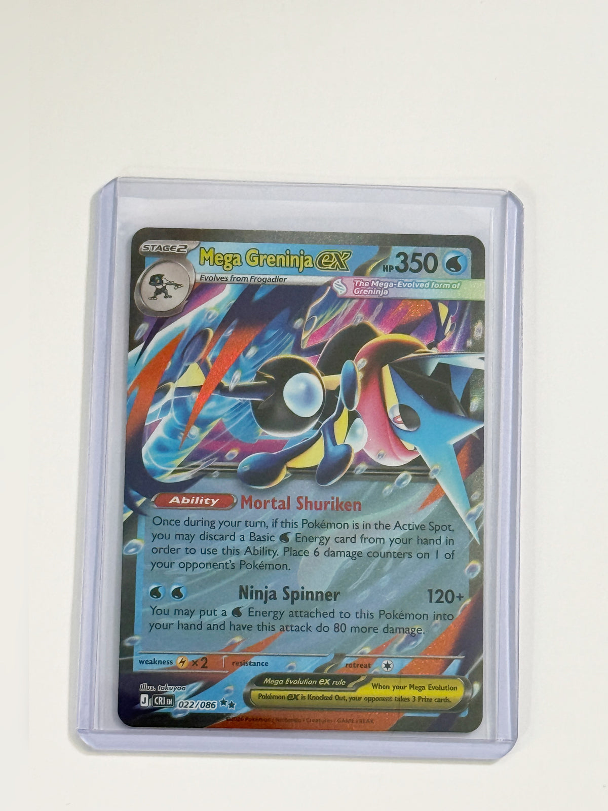 Mega Greninja EX Chaos Rising!