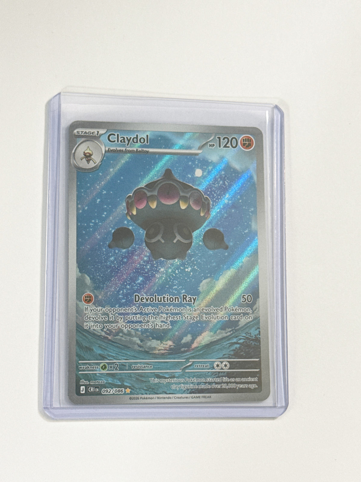 Claydol Illustration Rare Chaos Rising!