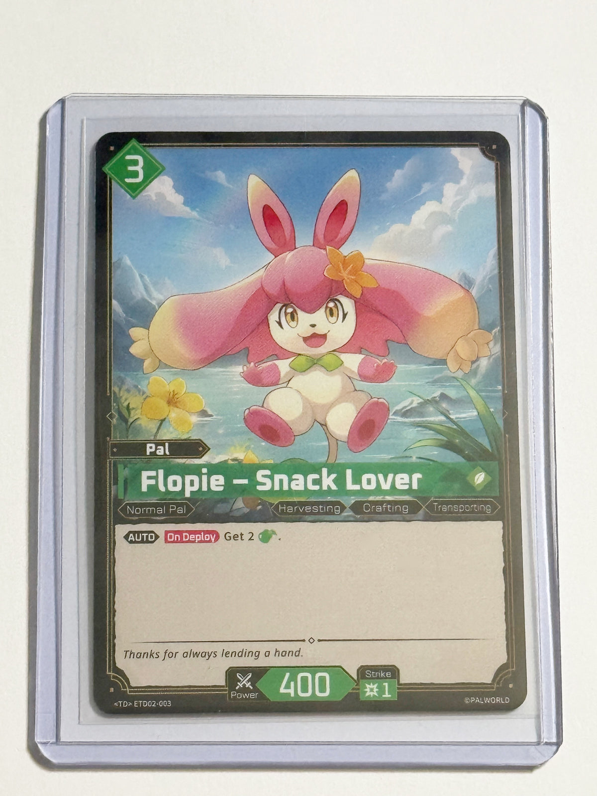 Flopie Snack Lover Dawn of Palpagos!