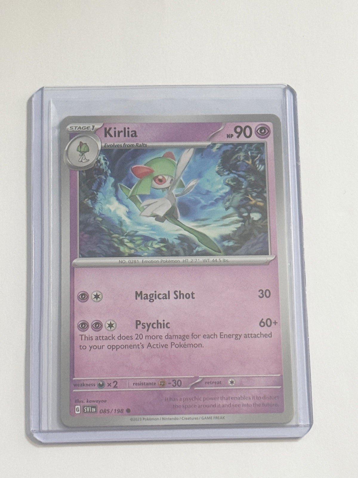 Kirlia Scarlet and Violet Base Set!