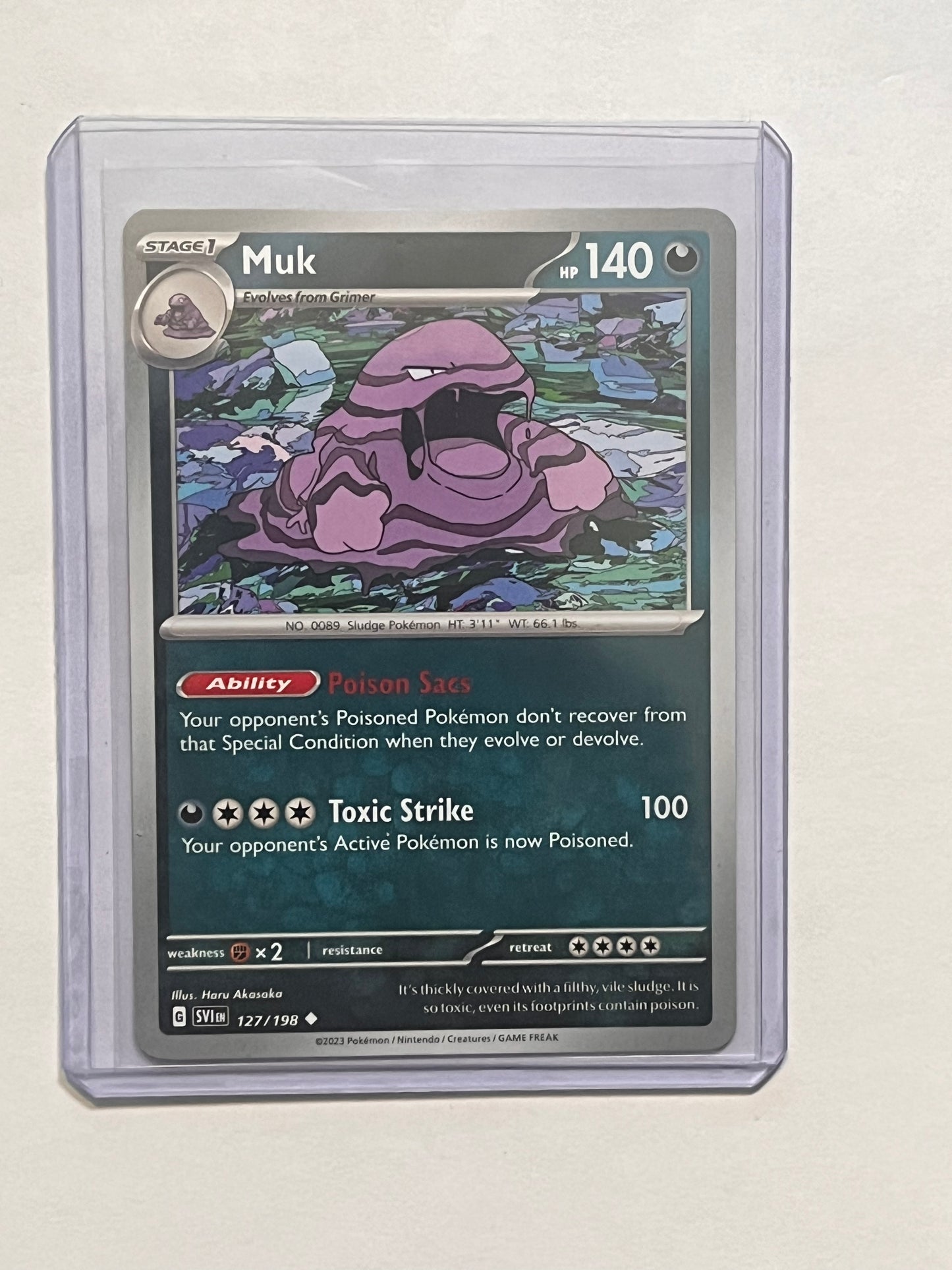 Muk Scarlet and Violet base set!