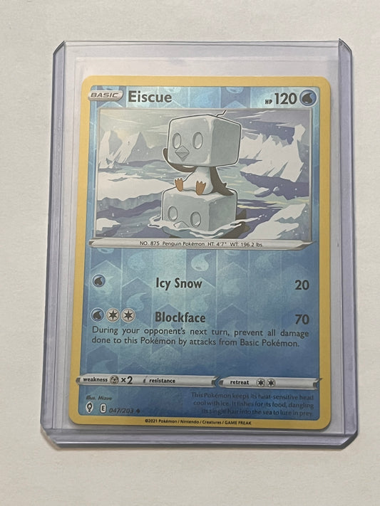 Eiscue Reverse Holo Foil Evolving Skies!