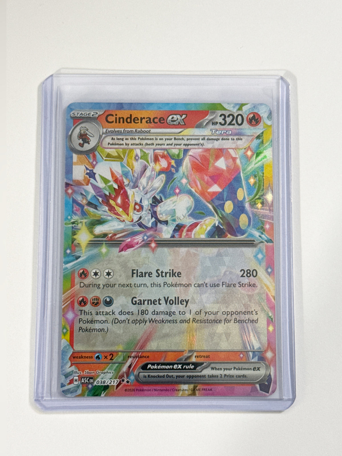 Cinderace EX Ascended Heroes!