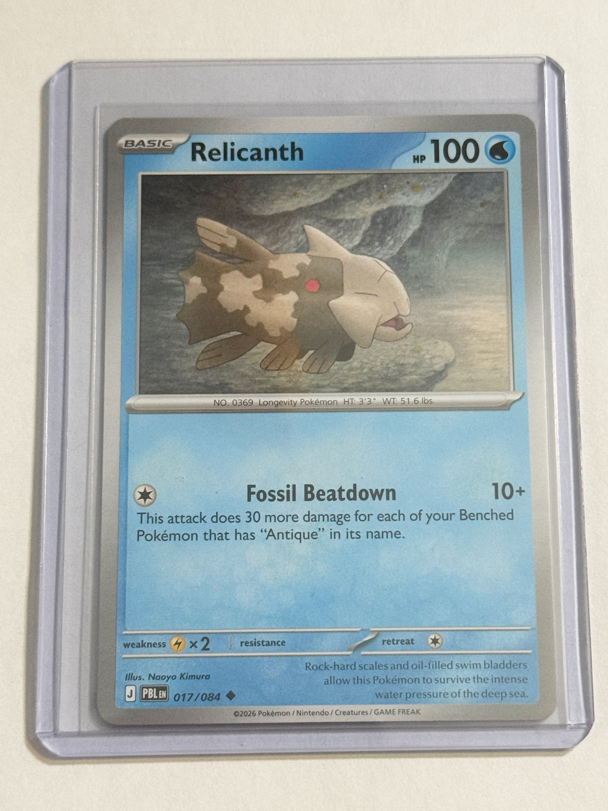 Relicanth Pitch Black!