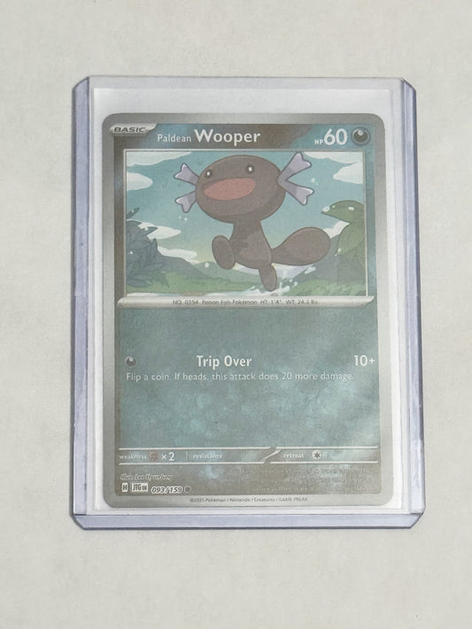 Paldean Wooper Reverse Holo Journey Together!