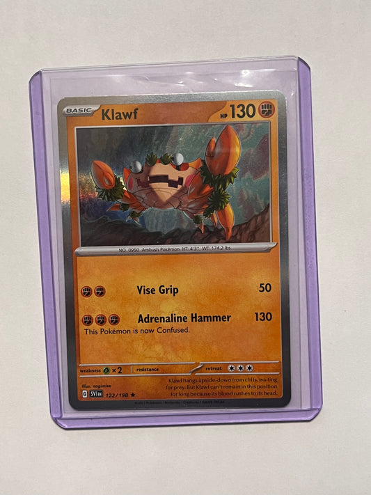 Klawf Holo Scarlet & Violet base set!