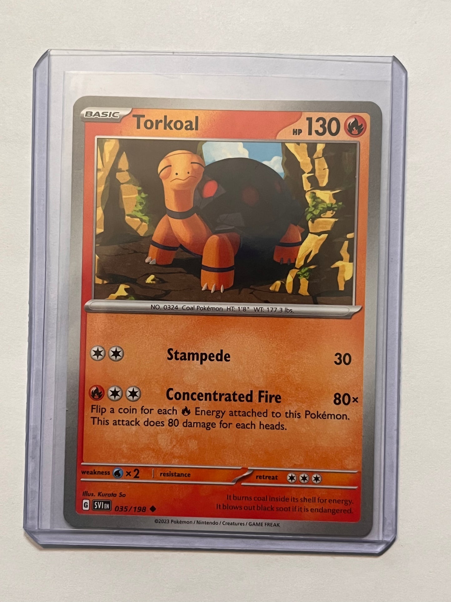 Torkoal Scarlet and Violet base set!