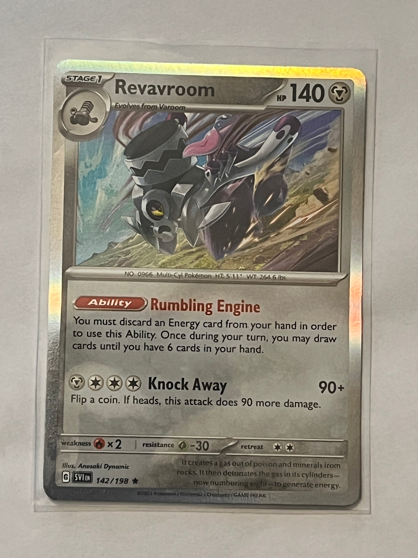 Revaroom Reverse Holo Scarlet and Violet base set!