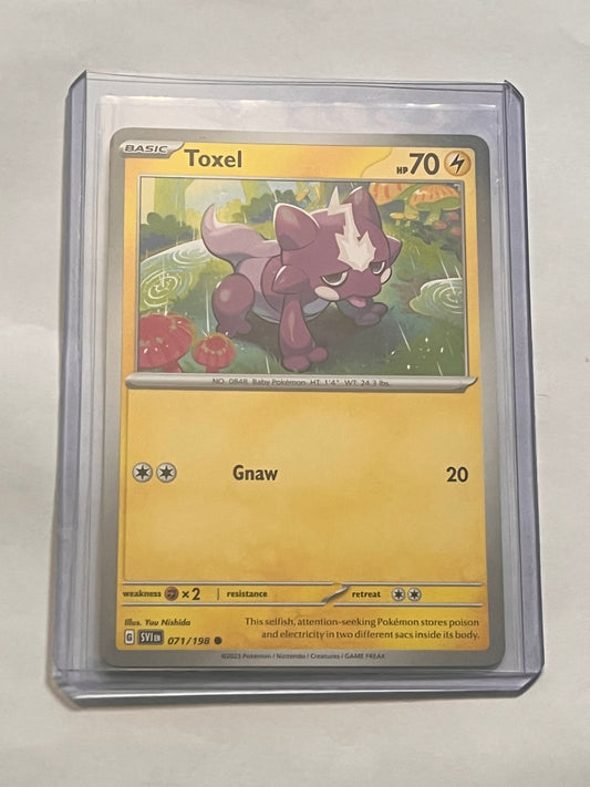 Toxel Scarlet and Violet base set!