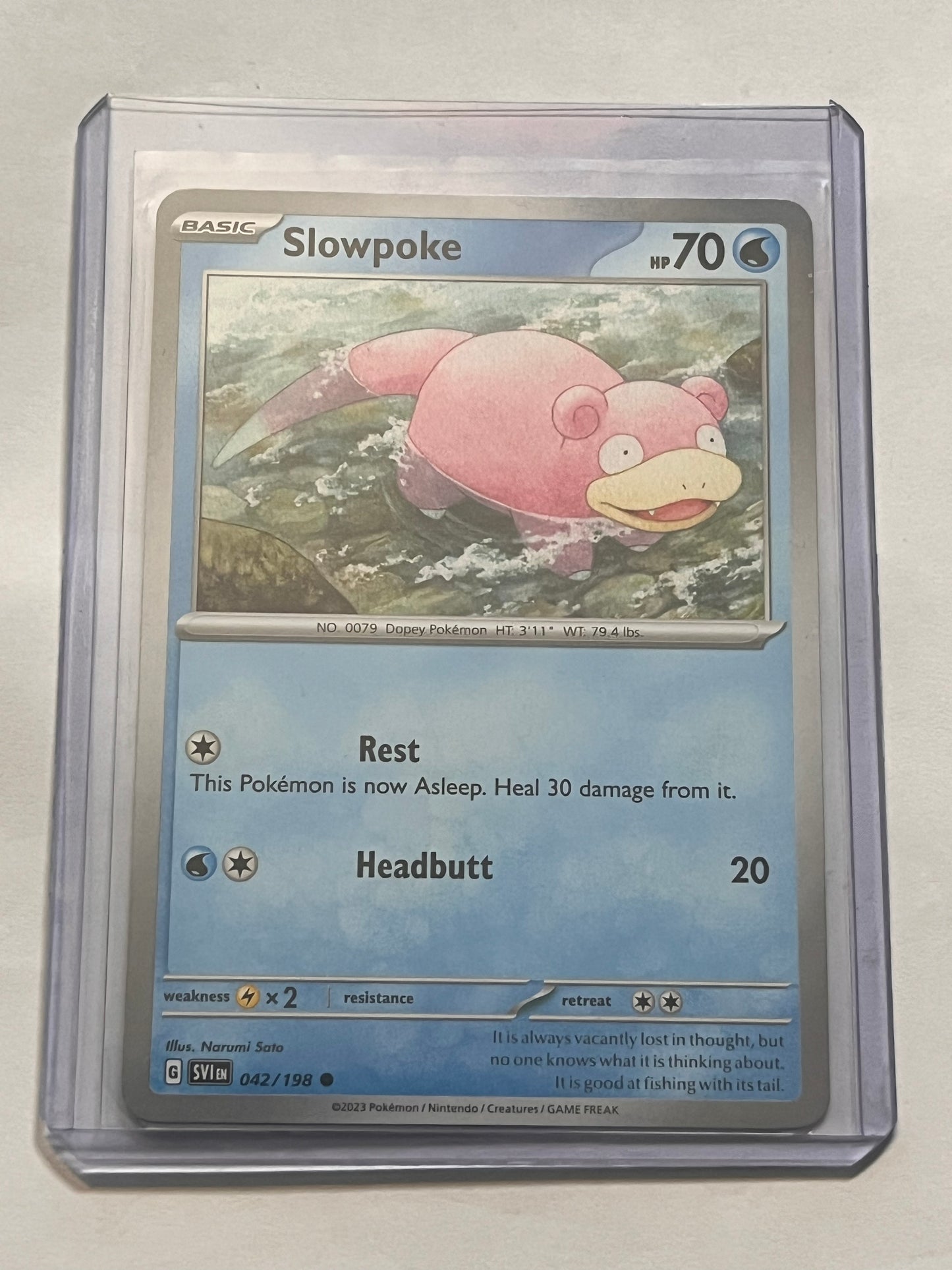 Slowpoke Scarlet and Violet base set!