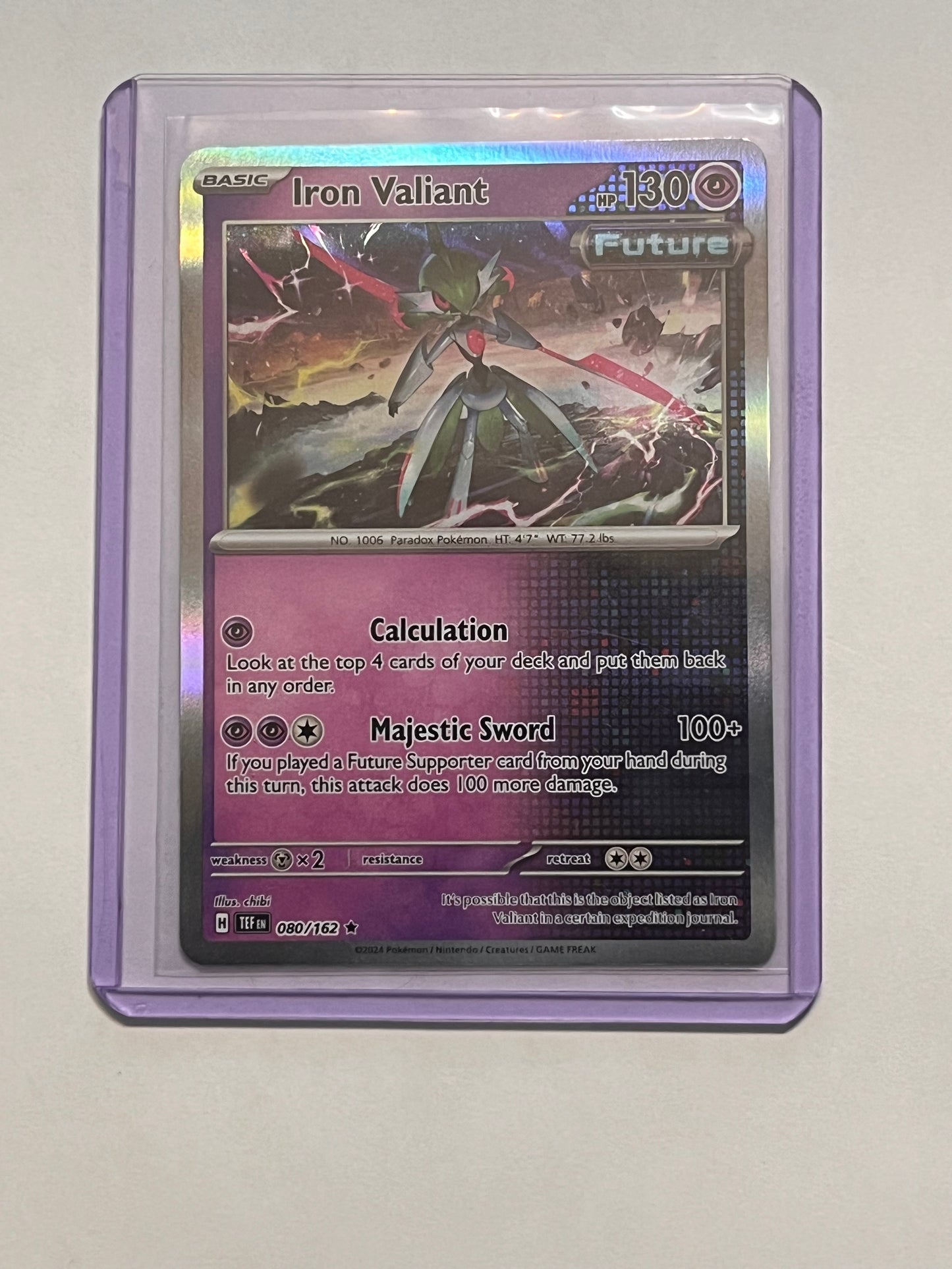 Iron Valiant Reverse Holo Temporal Forces!