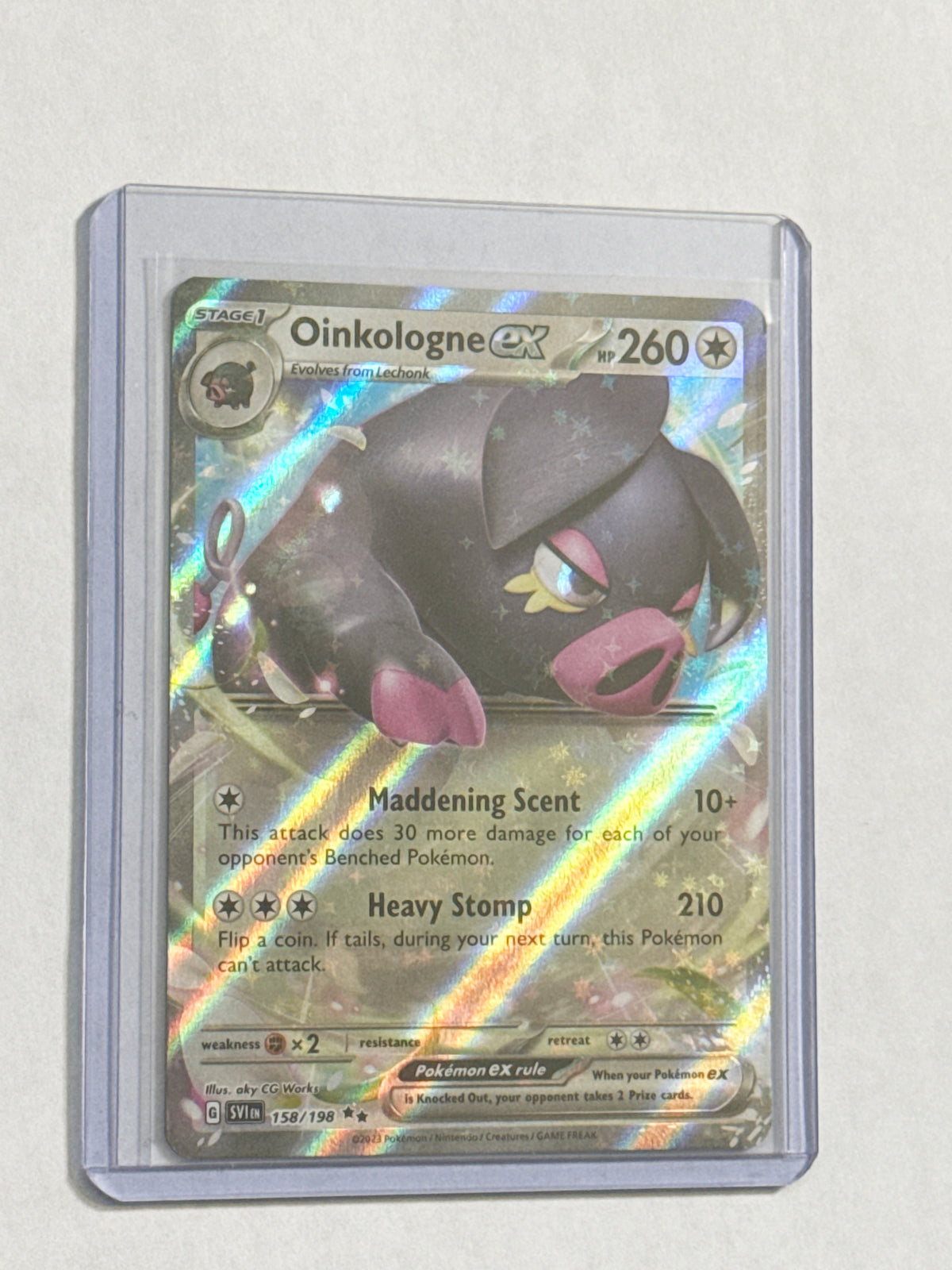 Oinkologne EX Scarlet & Violet Base Set!