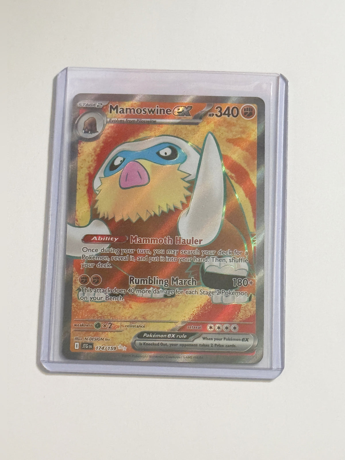 Mamoswine EX Journey Together!