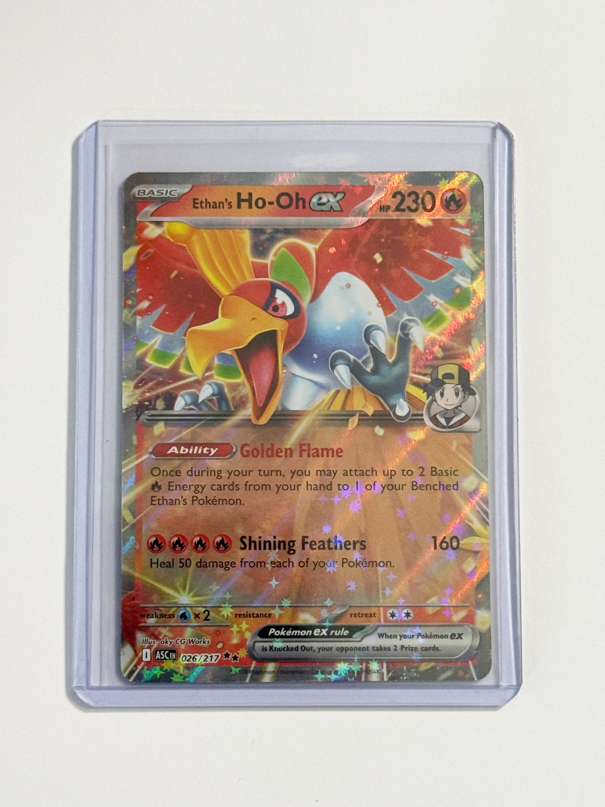Ethan’s Ho-Oh EX Ascended Heroes!