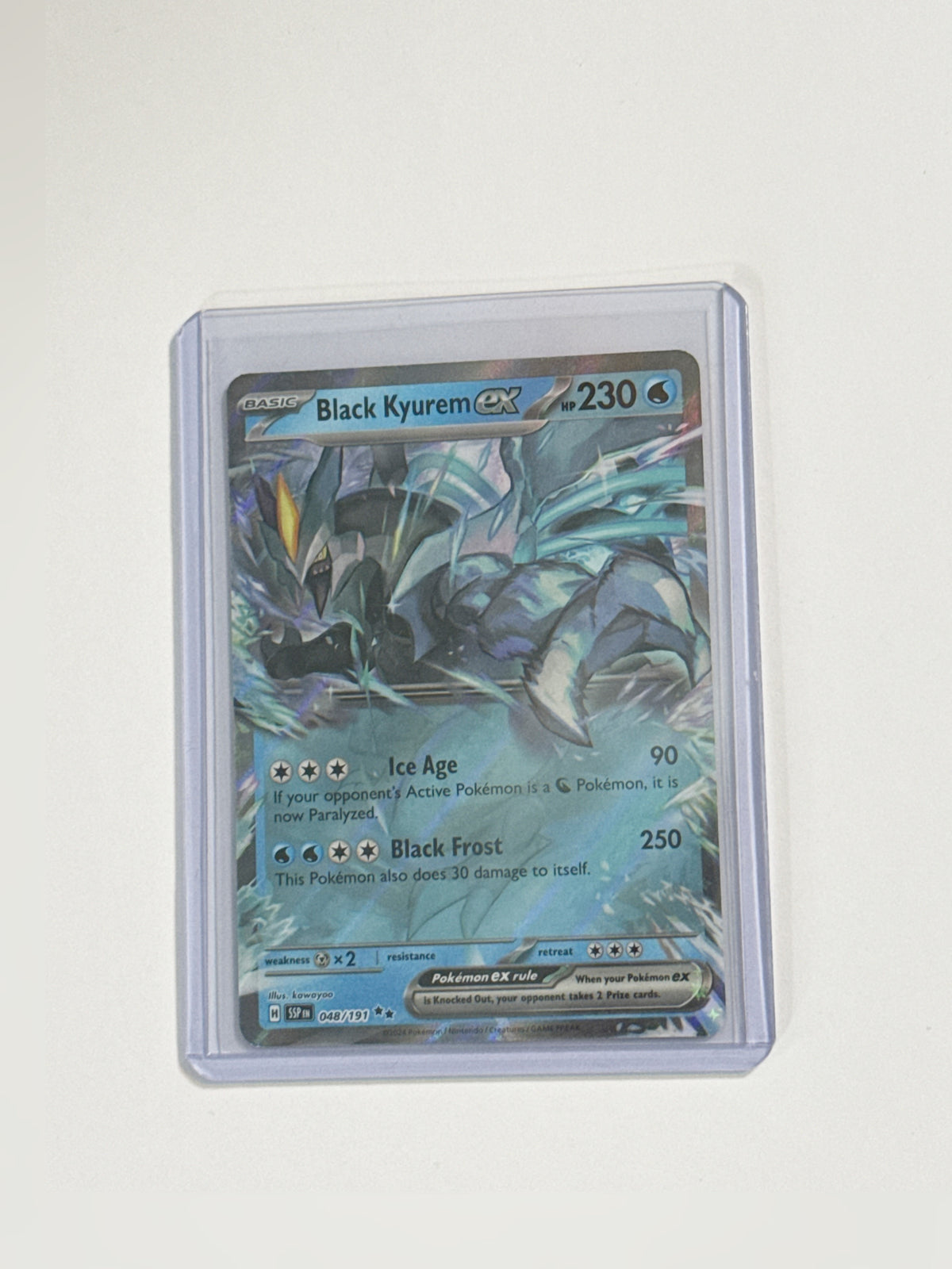 Black Kyurem EX Surging sparks!