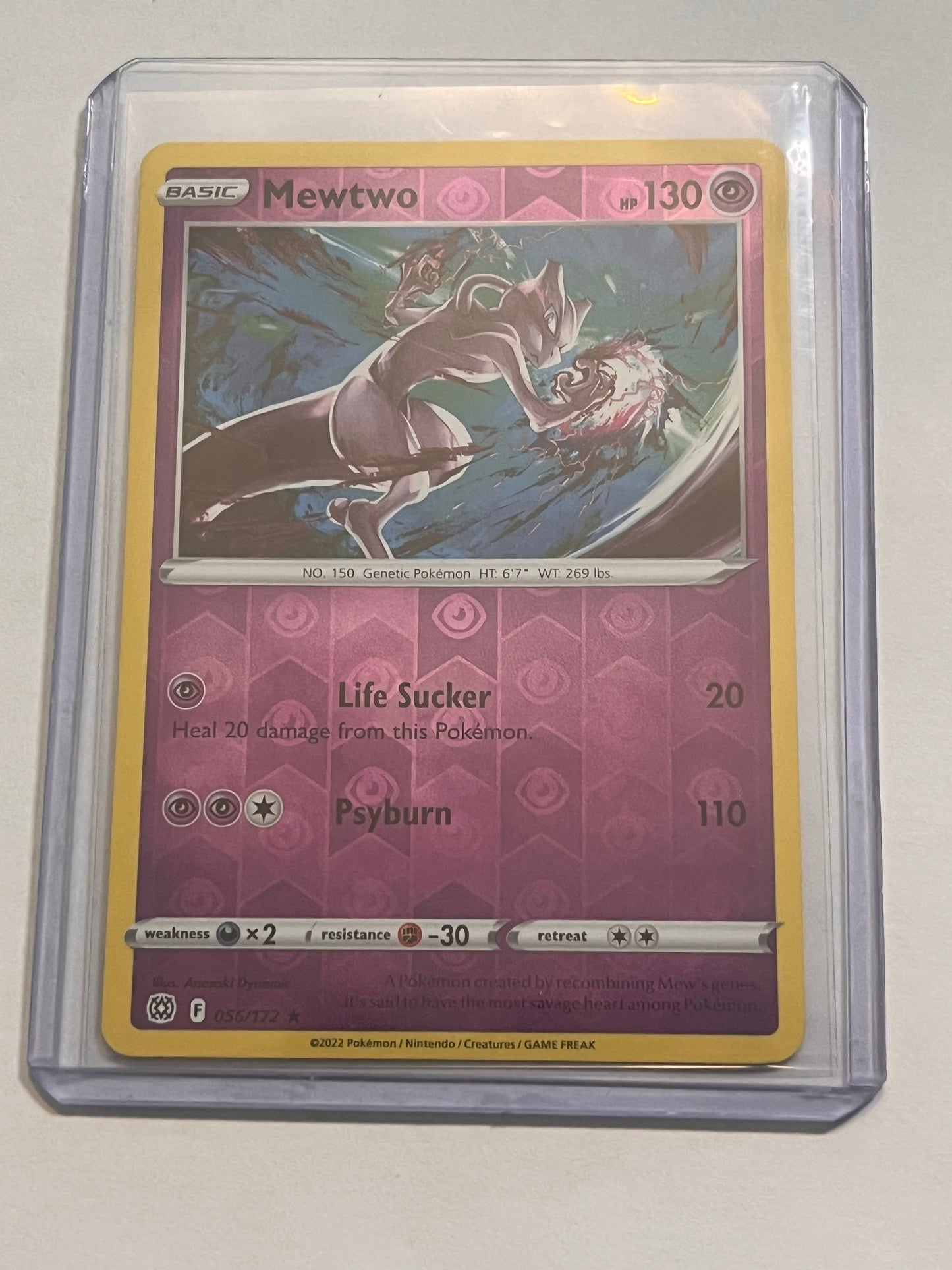 Mewtwo Reverse Holo Brilliant Stars!