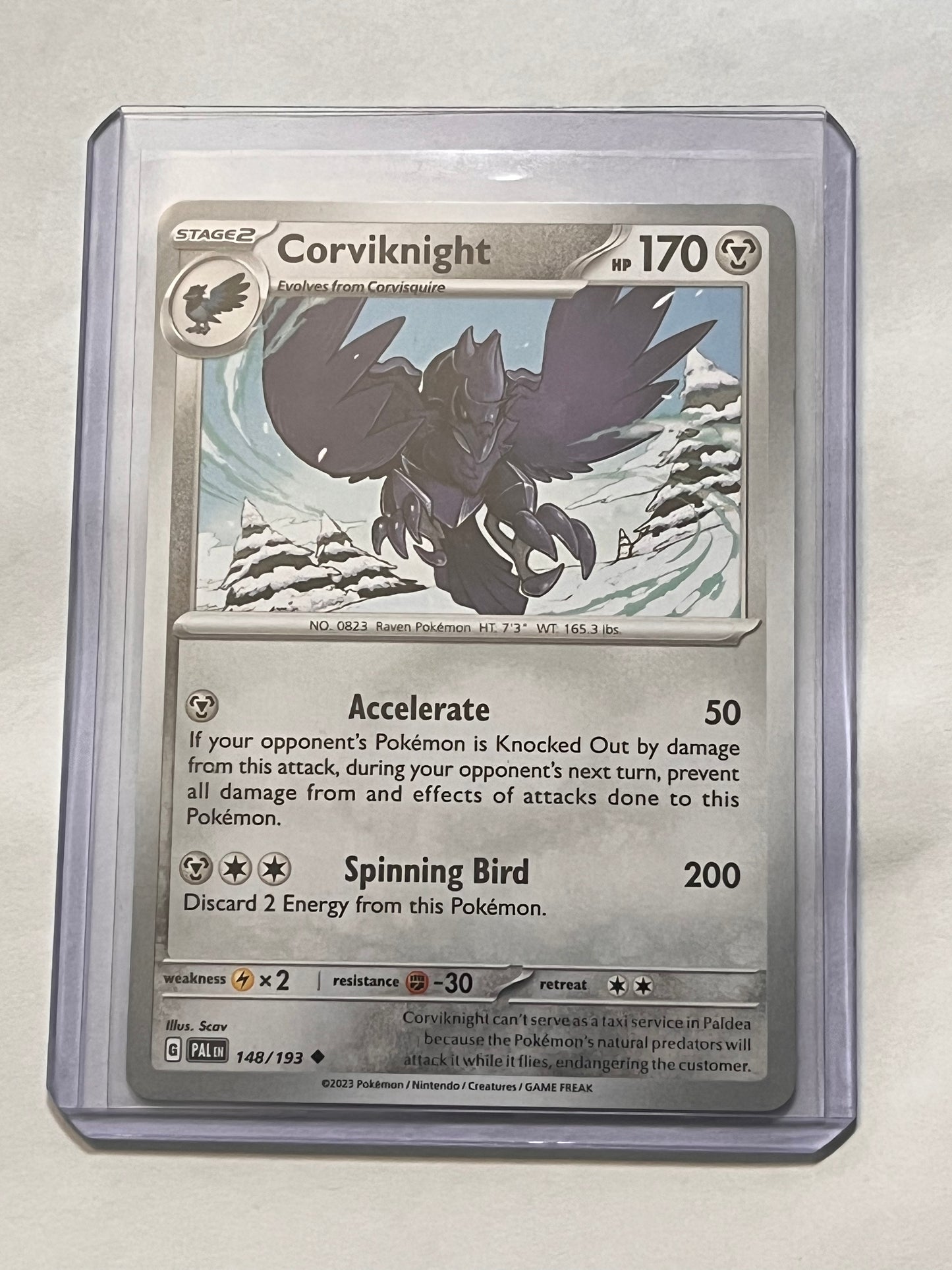 Corviknight Paldea Evolved!