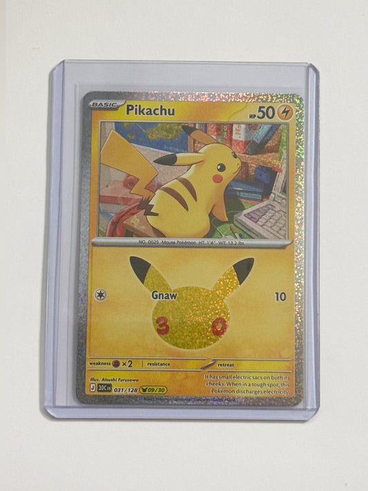 Pikachu 031/128 30th Celebrations!