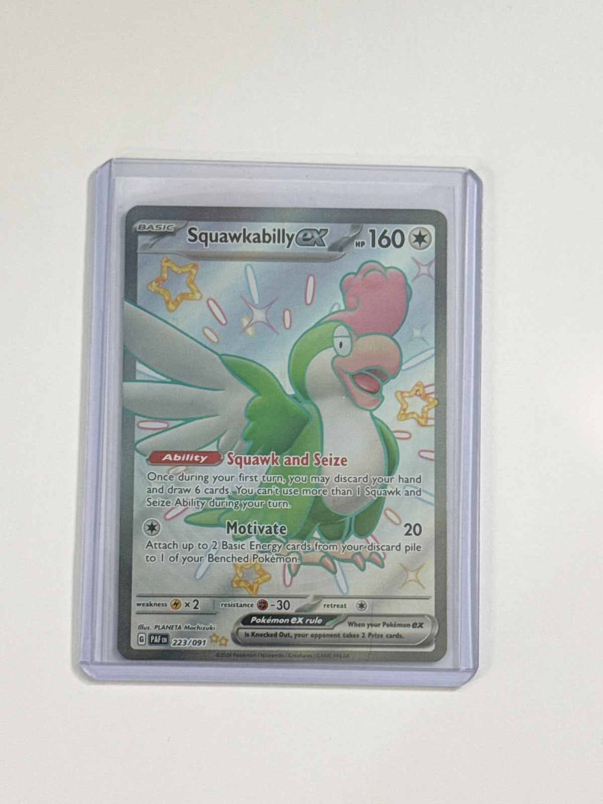 Squawkabilly EX Paldean Fates!