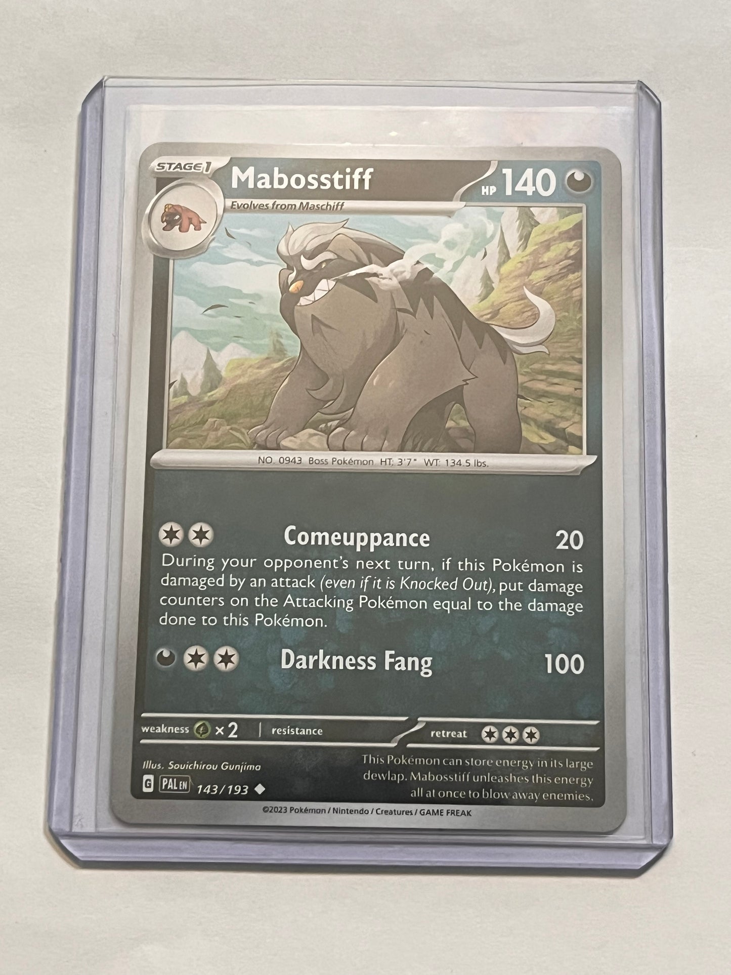 Mabosstiff Paldea Evolved!