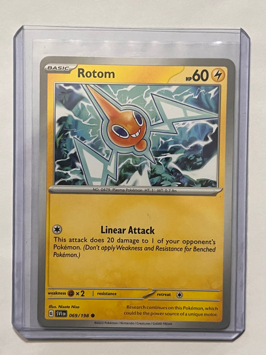 Rotom Scarlet and Violet base set!