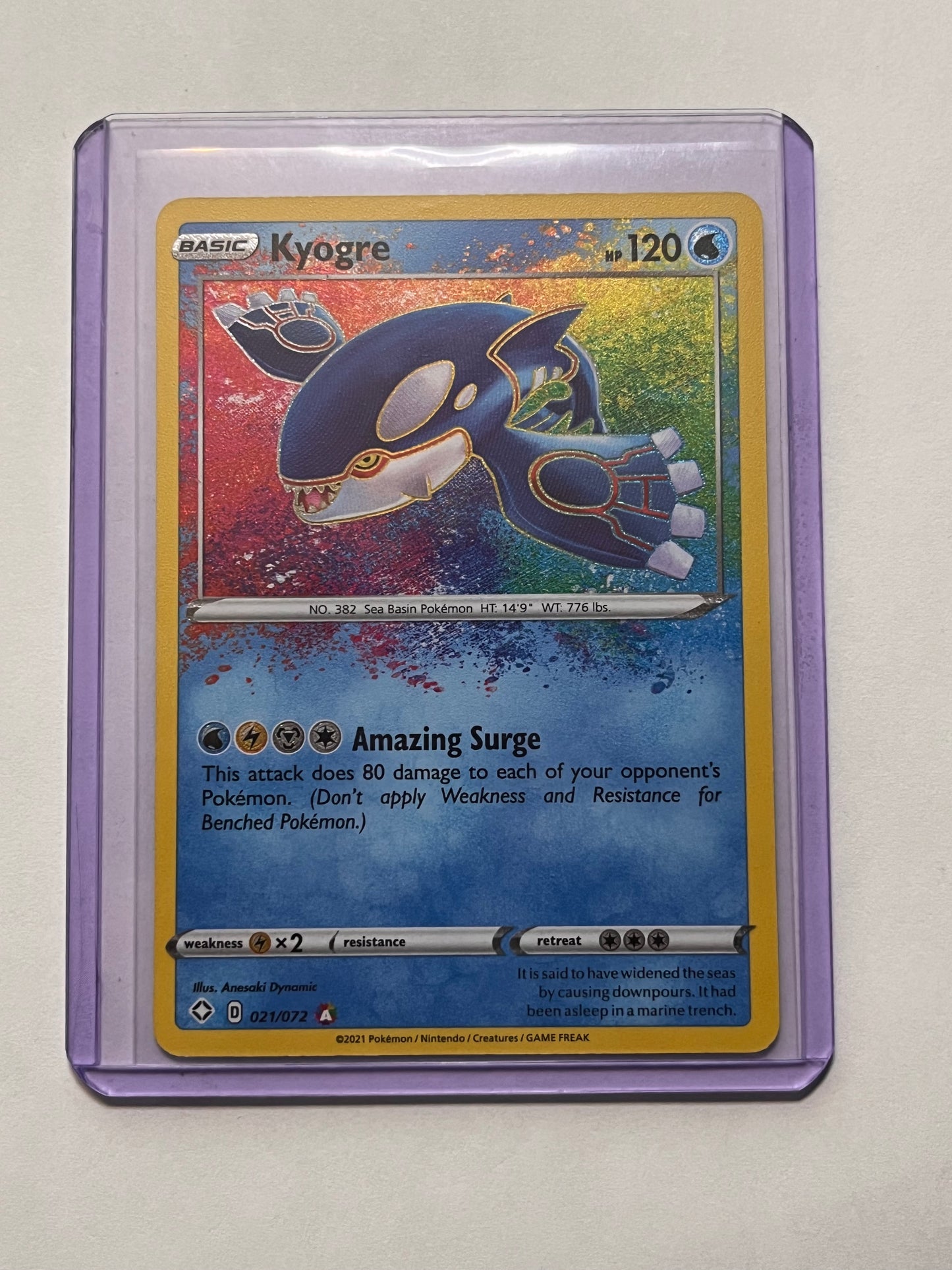 Kyogre Shining Fates!