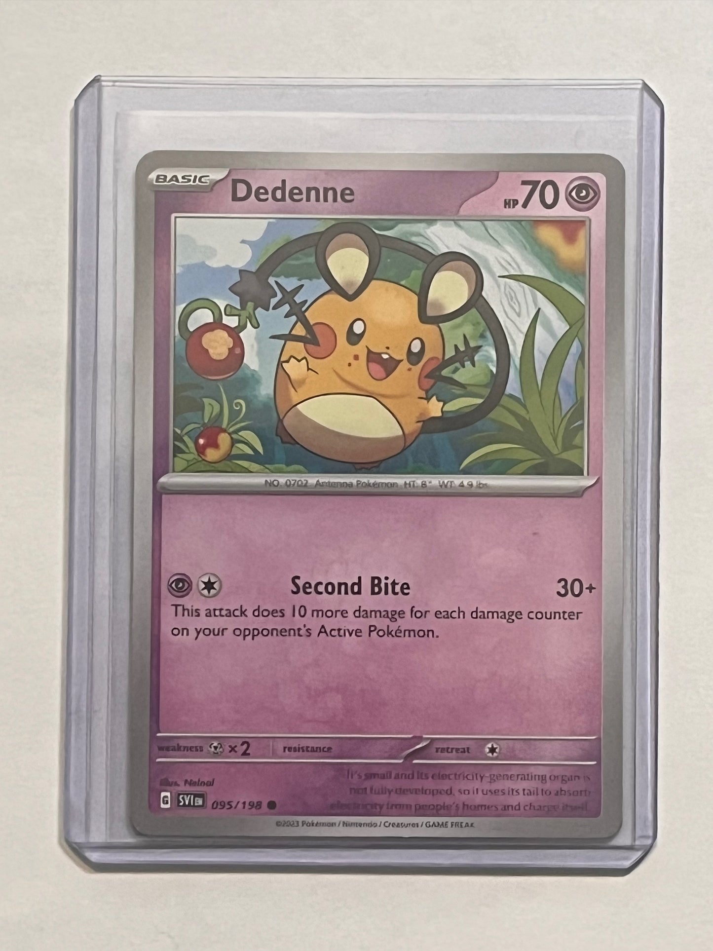 Dedenne Scarlet and Violet base set!