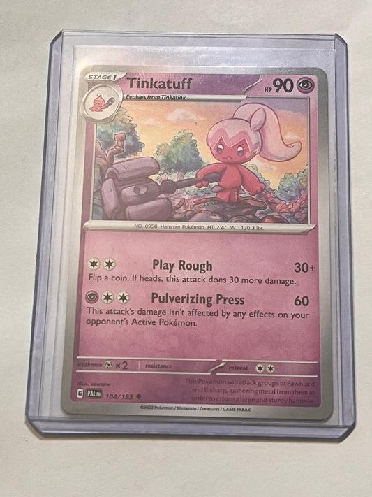 Tinkatuff Paldea Evolved!