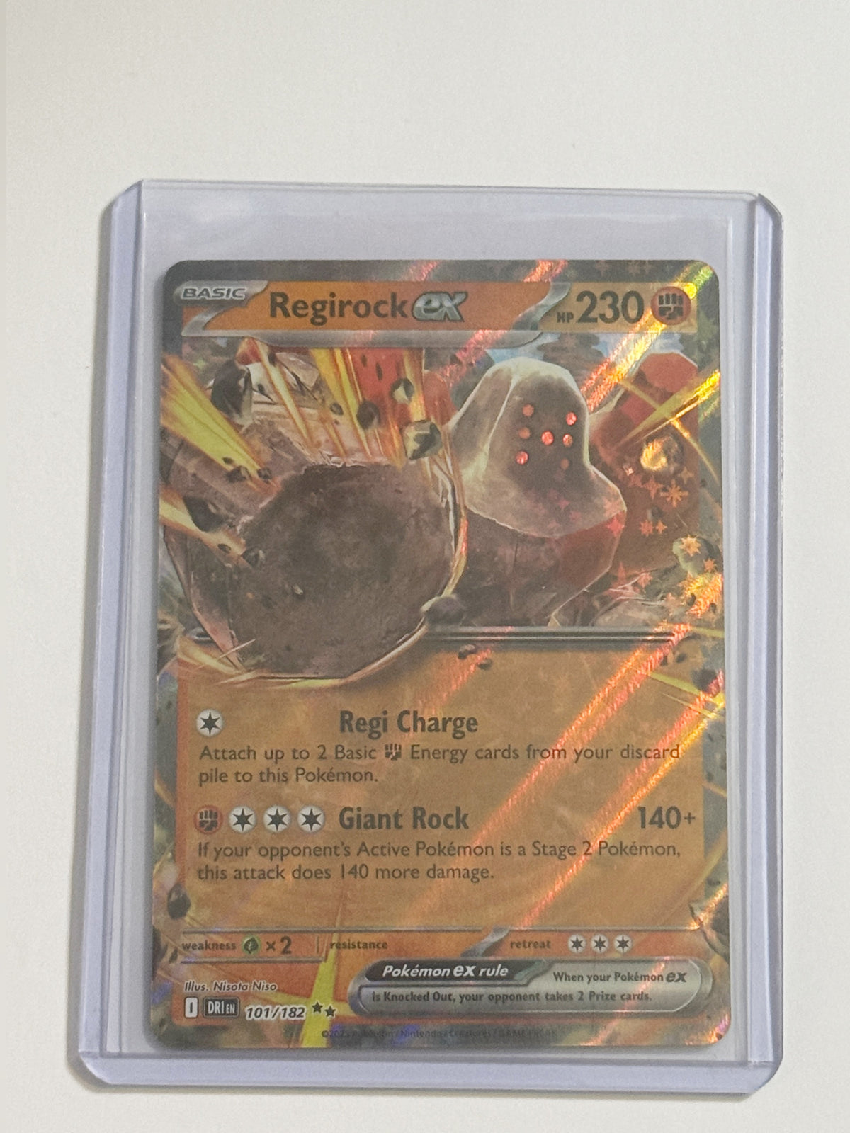 Regirock EX Destined Rivals!