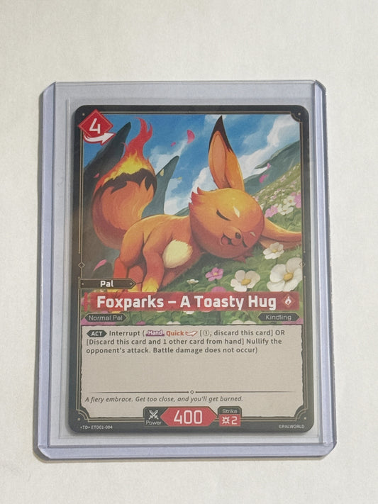 Foxparks A Toasty Hug Dawn of Palpagos!