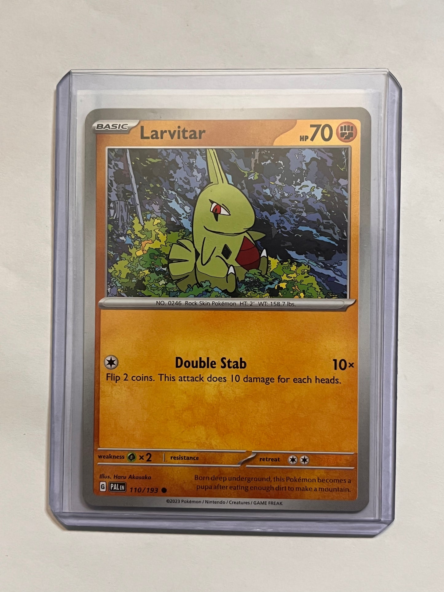 Larvitar Paldea Evolved!