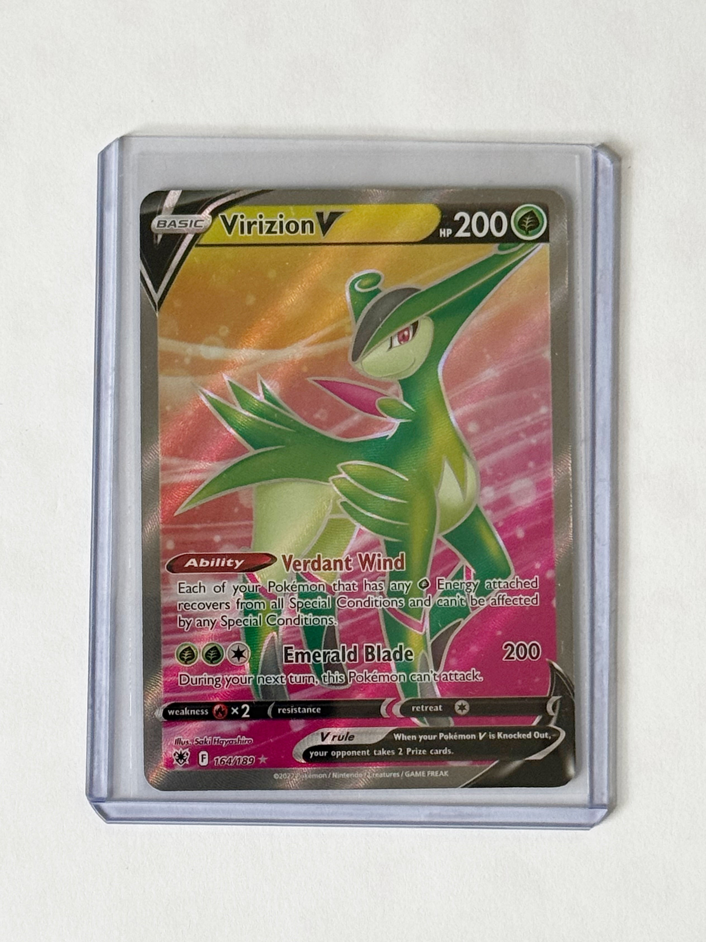 Virizion V Full Art!
