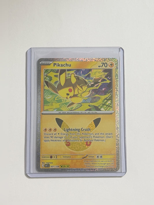 Pikachu 051/128 30th Celebrations!