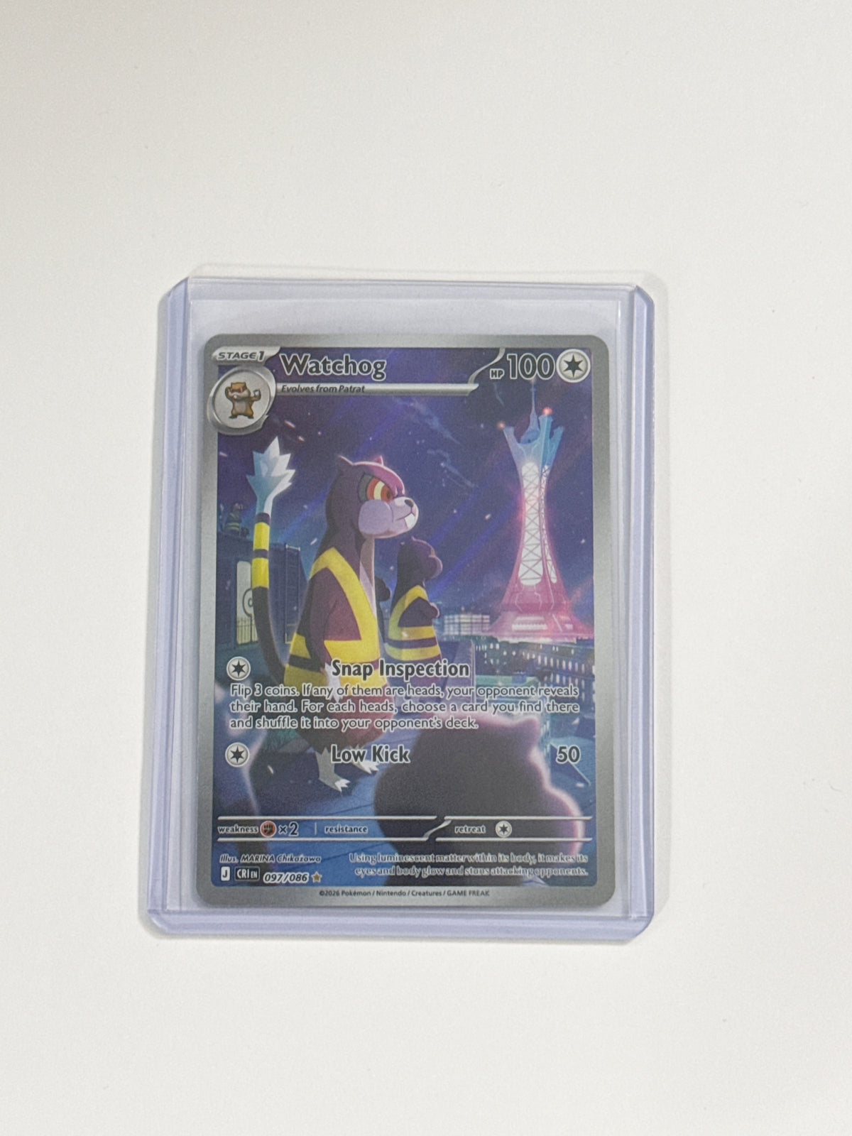 Watchog Chaos Rising Illustration Rare!