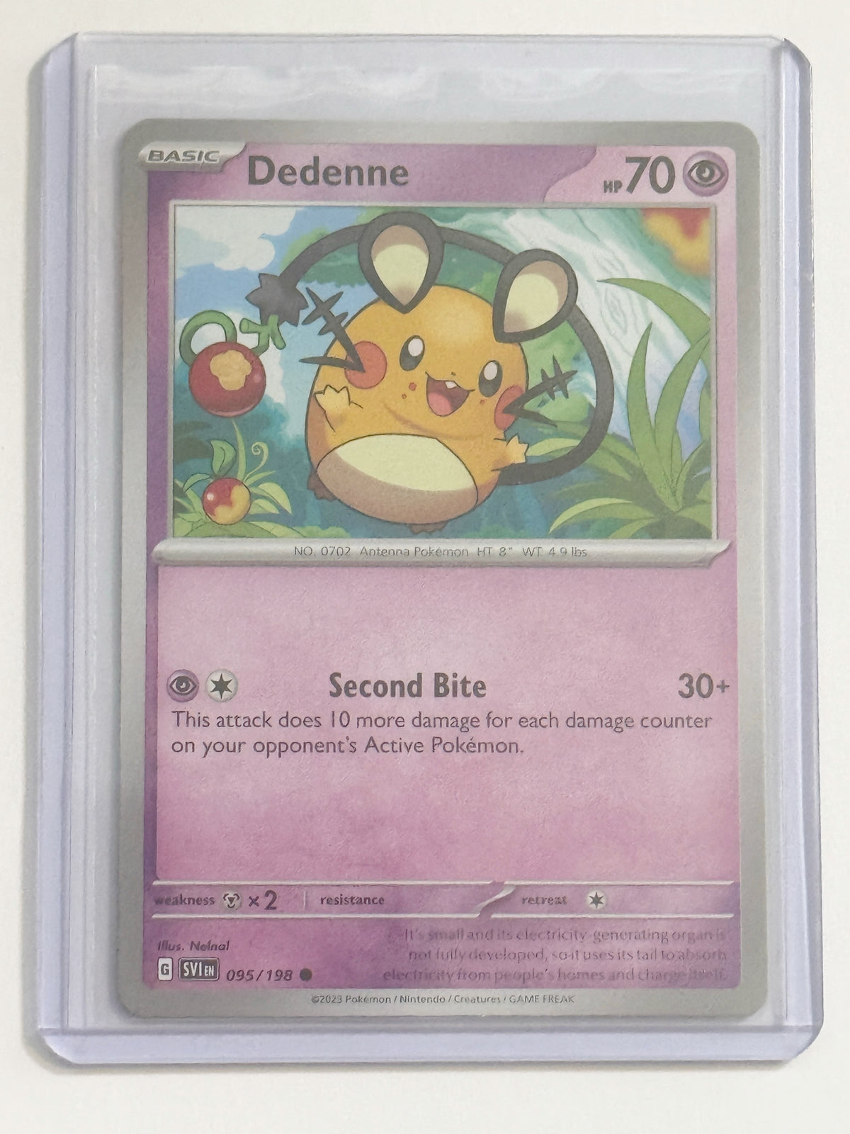 Dedenne Scarlet and Violet Base set!